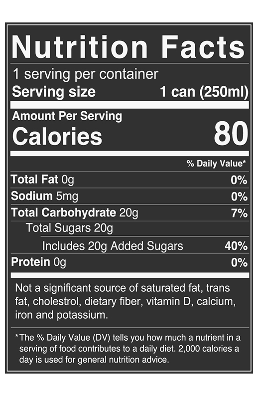 G&T 8.4 fl oz additional information