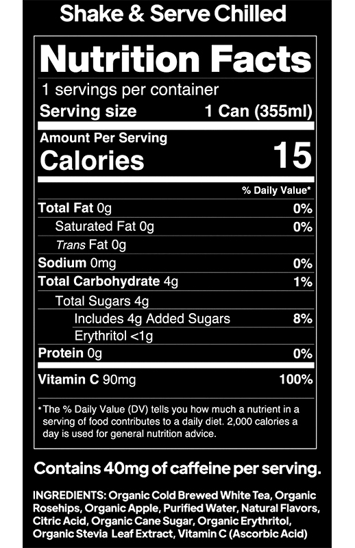 White Peach 12 fl oz additional information
