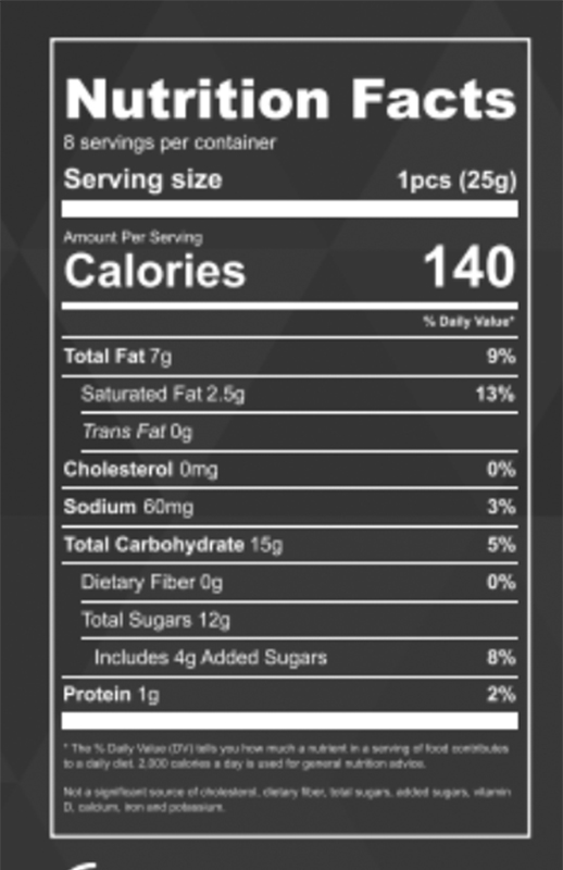 Dubai Chocolate Hazelnut 6.9 oz additional information