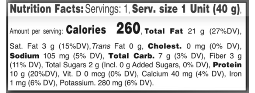 Granuts Mixed Nuts 1.41 oz additional information