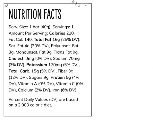 Strawberry Coconut Snack Bar 1.4 oz  additional information