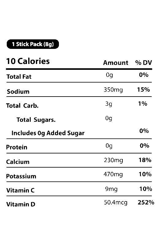 Mountain Berries Sparkling Electrolyte Powder 0.28 oz additional information