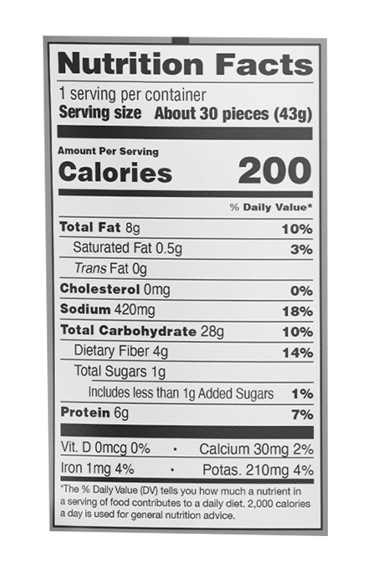 Groovy White Cheddar Chickpea Puffs 1.5 oz additional information