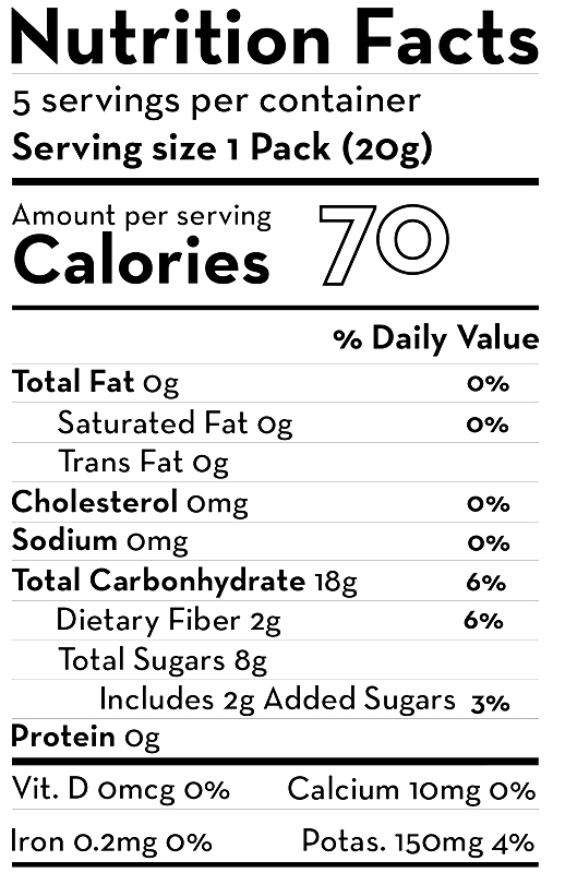 Organic Dried Tart Cherries 0.7 oz SnackMagic Build your own 100 Custom Snack Stash