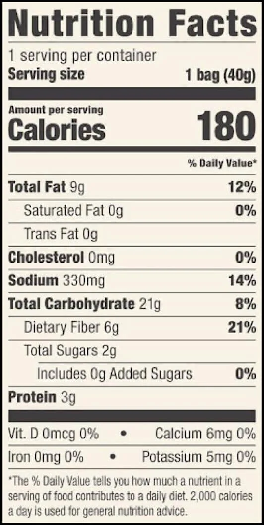 Rad Rosemary + Salt Crunchy Mushroom Chips 1.4 oz / 6-Pack additional information