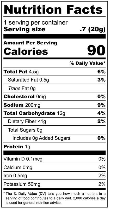 Sriracha Crunchy Ancient Grain Puffs 0.7oz additional information