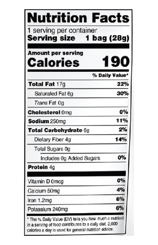 Crispy Original Seaweed Snack 1 oz additional information