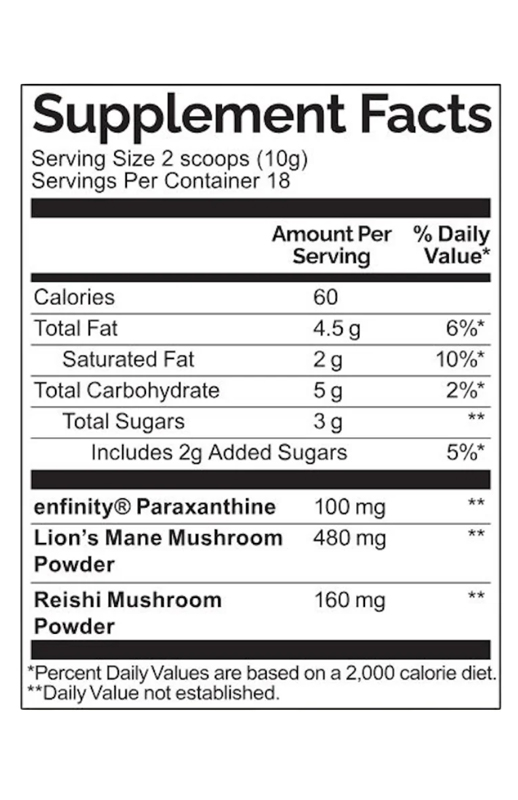 FocusFlow Coconut Milk Tea Latte Blend 6.4 oz additional information
