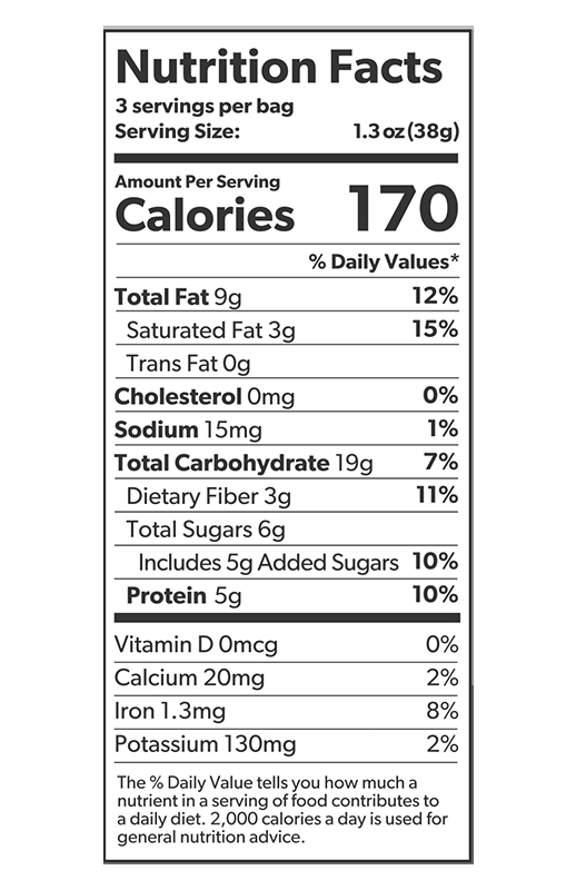 Coconut Almond Protein Granola Bites 4oz additional information