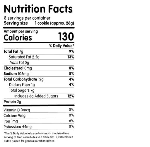 Peanut Butter Chocolate Chunk Snack Packs 1.2 oz additional information