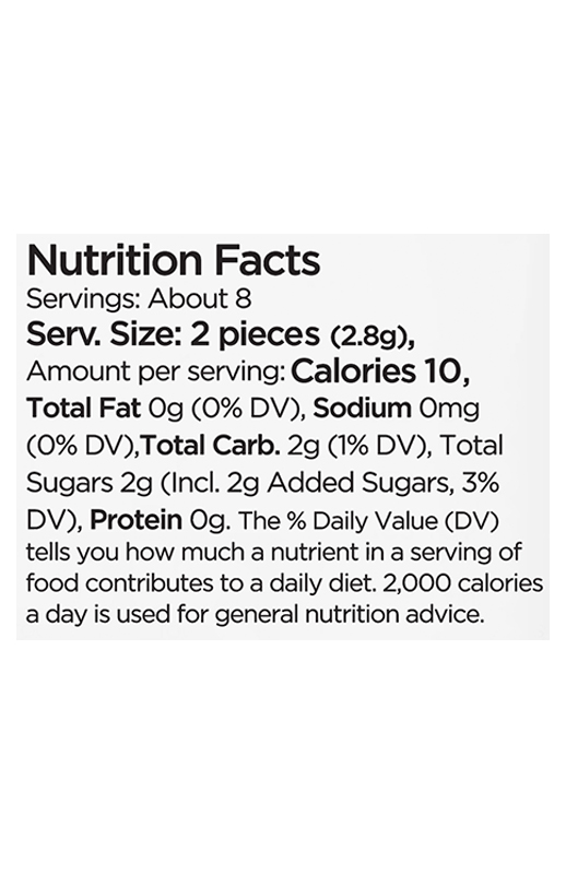 Spearmint Gum 0.8 oz additional information