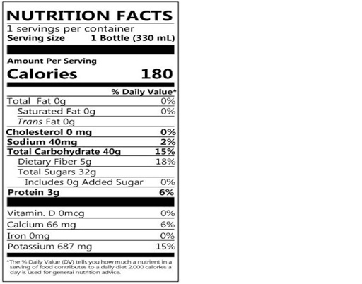 Organic Cold-Pressed Tropical Escape Juice 11 fl oz additional information