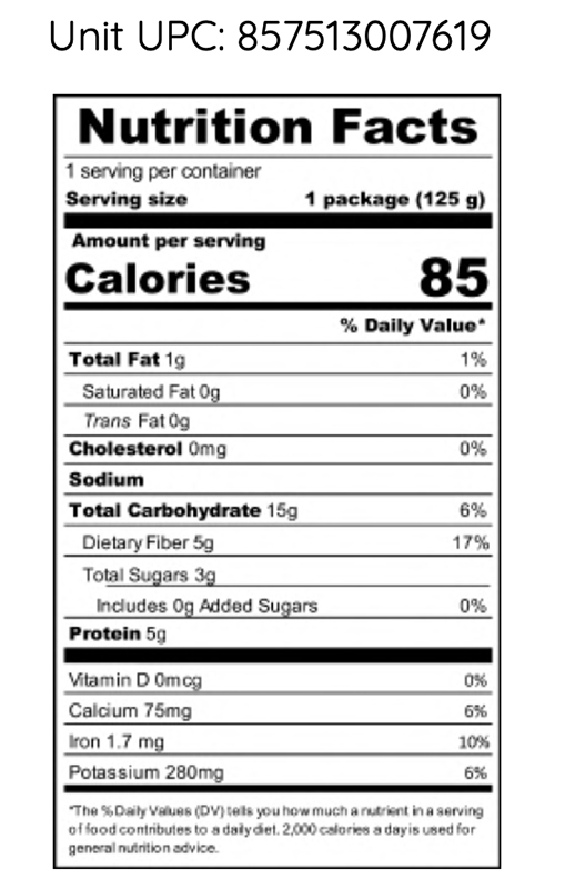 Mediterranean Three Bean Salad 4.4 oz additional information