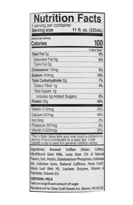Vanilla Latte 11 fl oz additional information