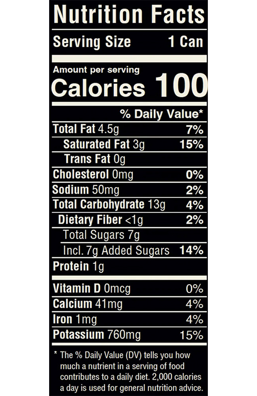 Cabu Dark Chocolate Latte 7.5 fl oz additional information