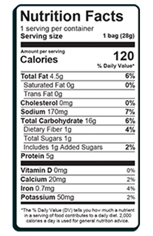 Cheddar Crunch Puffs 1.0 oz additional information