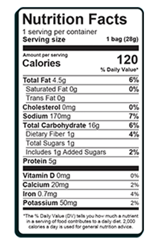 Ranch Crunch Puffs 1.0 oz additional information