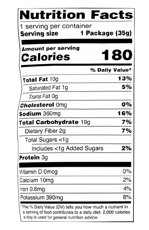 French Onion Kettle Chips 1.25 oz additional information