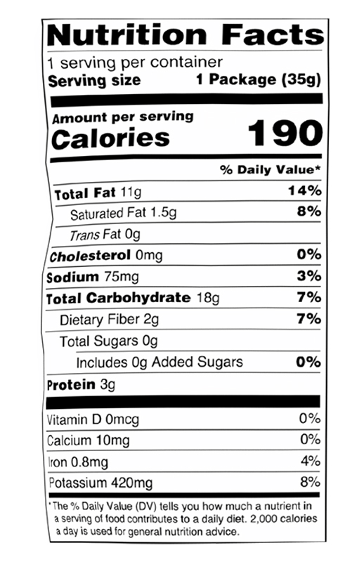 Jalapeno Sriracha Kettle Chips 1.25 oz additional information