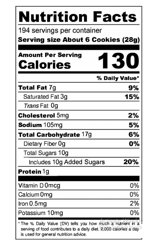 Churro Mini Crisp Cookie Bag 5 oz additional information