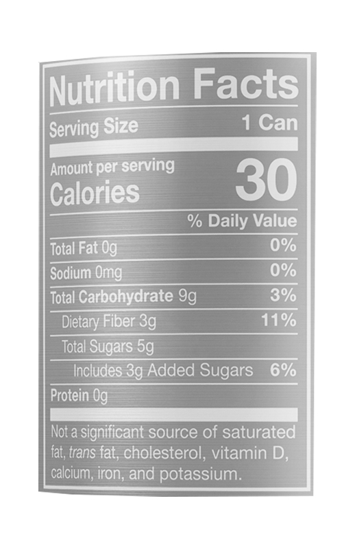 Orange Cream Prebiotic Soda 12 fl oz additional information