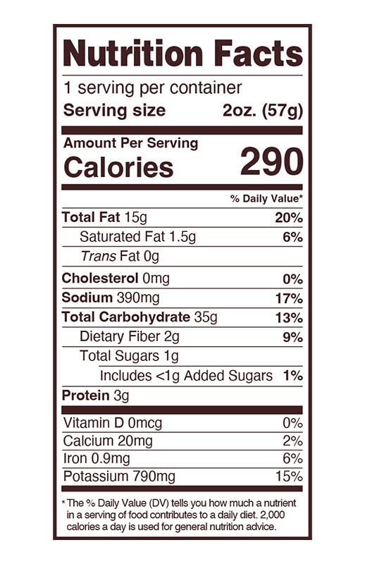 Buffalo Ranch Kettle Potato Chips 2 oz additional information