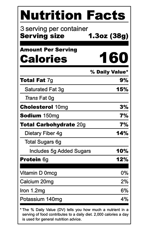Brownie Batter Protein Oat Clusters 4 oz additional information