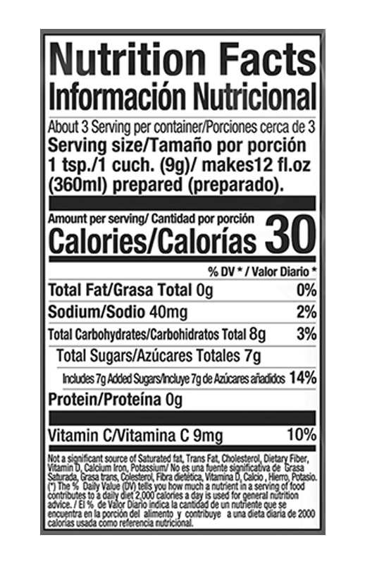 Zuko Drink Mix Mango 0.9 oz additional information