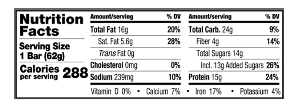 Coconut Truffle Organic Protein Bar 2.2 oz additional information