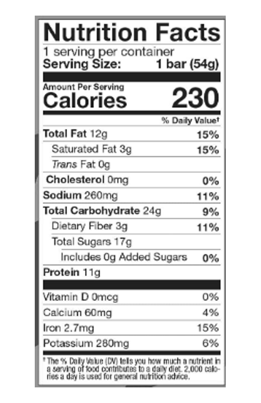 Peanut Butter Chocolate Protein 1.9 oz additional information