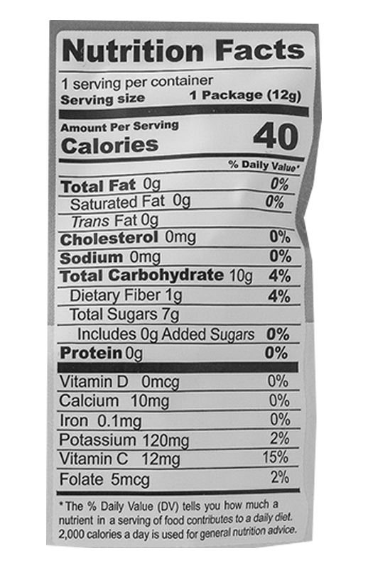 Yellow Dragon Fruit Crunchy Superfruit Bites 0.42 oz additional information