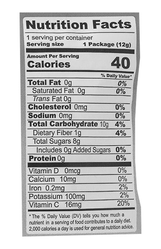 Sweet Baby Mango Crunchy Superfruit Bites 0.42 oz additional information
