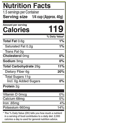 Dried & Sliced Kiwis 2 oz additional information