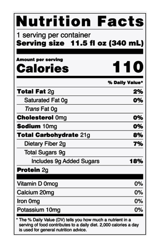 Matcha Latte Lavender 11.5 fl oz additional information