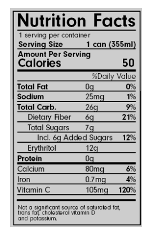 Strawberry Citrus Tepache 12 fl oz additional information