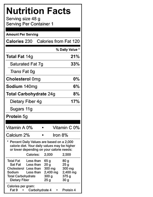 Peanut Butter Chocolate Chip GlutenFree & PlantBased Cookie 1.69 oz