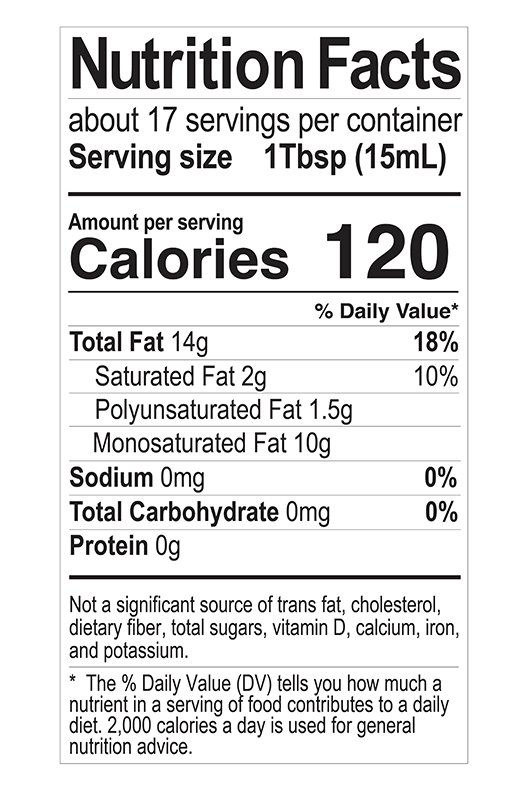 Mazara Squeezable Spanish Basil Olive Oil 8.5 fl oz additional information