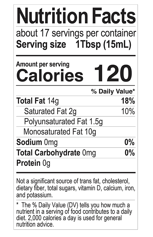 Mazara Squeezable Spanish Lemon Olive Oil 8.5 fl oz additional information