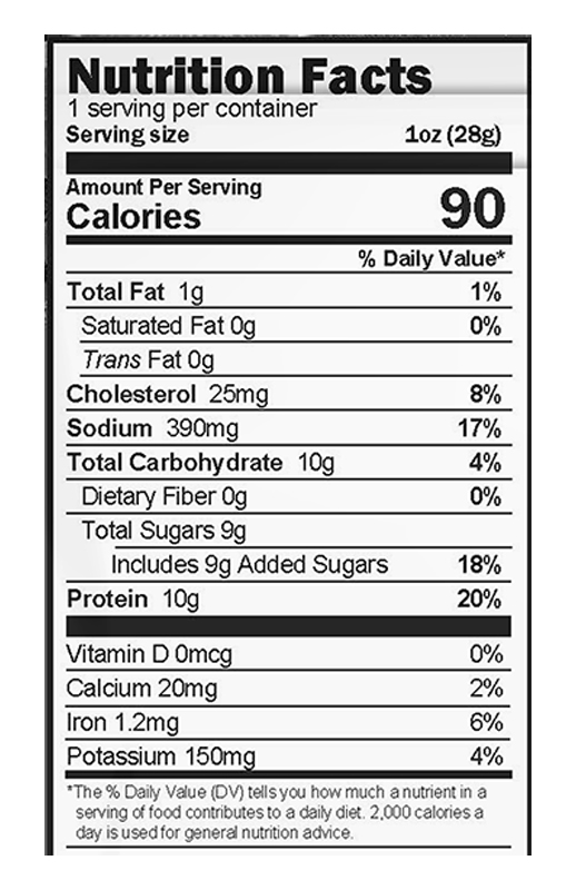 Carne Asada Beef Jerky 1.0 oz additional information