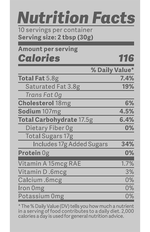 Salted Caramel Sauce 3.0 oz additional information