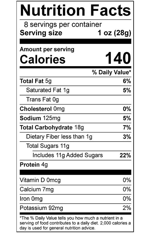 Peanut Brittle 8.0 oz additional information