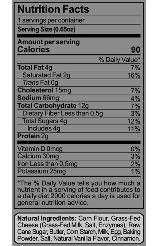 Crunchy Cornbread Bites 0.65 oz additional information