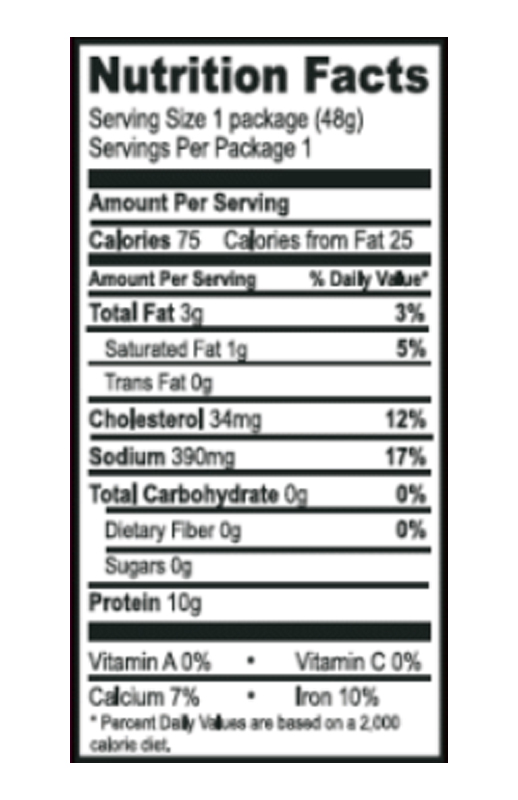 Spicy Free-Range Turkey Snack Sticks 1.7 oz additional information