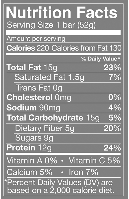 Goji Berry Trailmix Bar 1.8 oz additional information