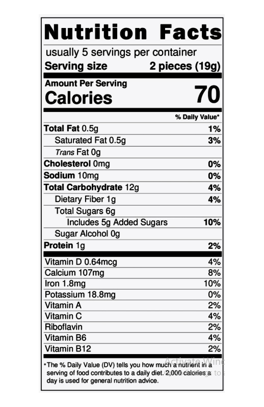 Peaches 'n Cream Taffy Bar 0.4 oz  additional information