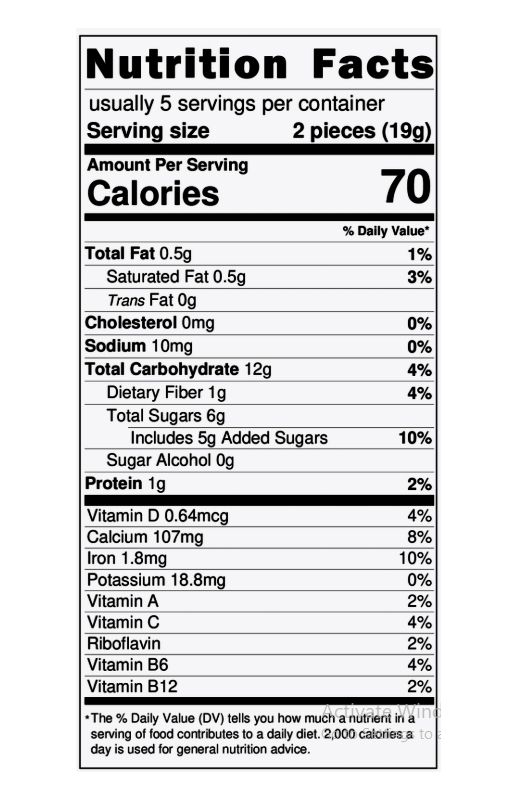 Banana Cream Taffy Bar 0.4 oz  additional information