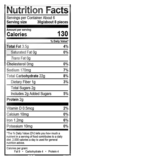 Peppermint Snowflake Pretzels 6 oz additional information