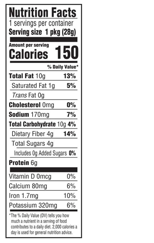 Air Dried Green Beans + Roasted Almonds Snack 1 oz additional information