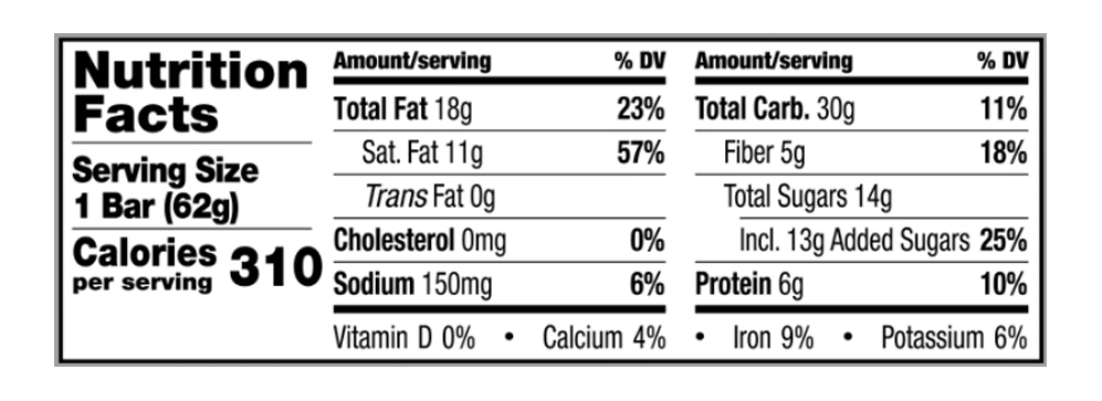Lemon Coconut Bar 2.2 oz additional information