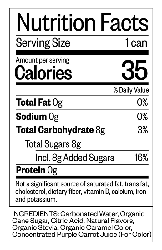 Pear Elderflower Soda 12 fl oz additional information